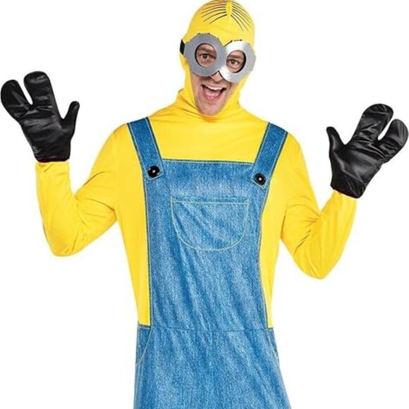 Party City Minion Halloween Costume for Men, Minions: The Rise of Gru - Picture 1 of 3